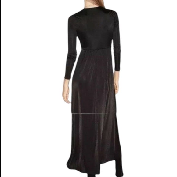 SOLD Express Plunge Neck Front Slit Maxi Dress - Picture 2 of 9